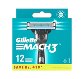 GILLETTE Mach3 Wkłady wymienne 1 op. - 12 szt.