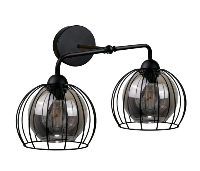 Kinkiet 2xE27 SOLO BLACK zdjęcie 1