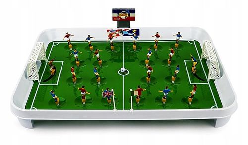 GRA PIŁKARZYKI SPRĘŻYNOWE XXL STOŁOWE PIŁKA NOŻNA +22 ZAWODNIKÓW DLA DZIECI na Arena.pl