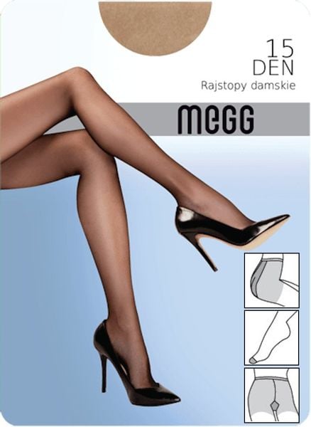 Rajstopy Damskie 15 den Lycra Grafit 4 zdjęcie 1