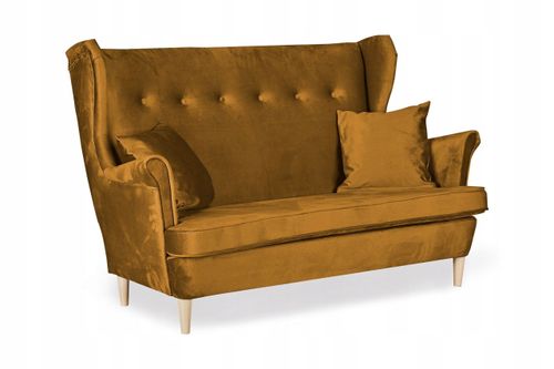 Zestaw wypoczynkowy mebli uszak Ari sofa fotele pufy  komplet na Arena.pl