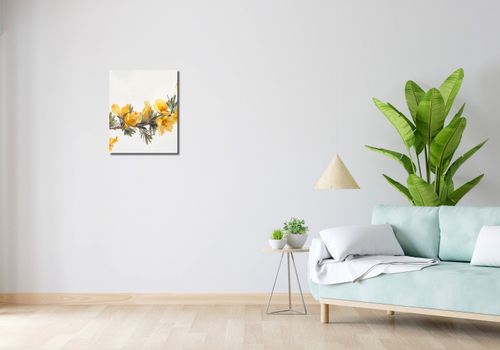 Obraz 40x50cm Żółte Kwiaty na Arena.pl
