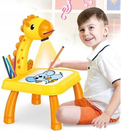 Projektor Rzutnik do Rysowania Slajdy Mazaki NÓŻKI ŻYRAFA MUZYKA DŹWIĘKI na Arena.pl