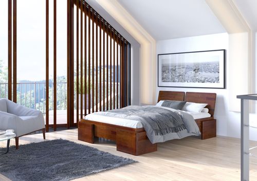 DEESI łóżko sosnowe ARGENTO HIGH 180x200 na Arena.pl