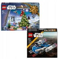 LEGO Star Wars 75395 Kalendarz adwentowy na 2024 rok 75391 Mikromyśliwiec