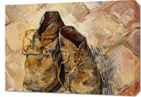 Obraz 70x50cm Shoes, Van Gogh Vintage do Salonu