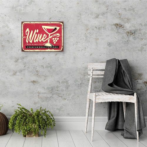 Deco Panel, Retro - wino 120x80 na Arena.pl