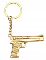 Breloczek Broń Pistol Colt 1911 Oficer GOLD 45 ACP