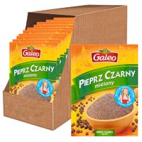 Galeo Pieprz czarny mielony 15 g x 30 sztuk
