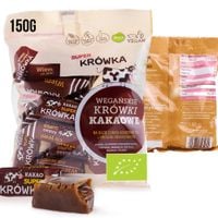 Eko KRÓWKI WEGAŃSKIE KAKAOWE KAKAO BEZ GLUTENU LAKTOZY 150g Super FUDGIO