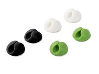 ZESTAW ORGANIZER NA KABLE MAŁE JEDNOKABLOWE 6SZT NAKLEJKA