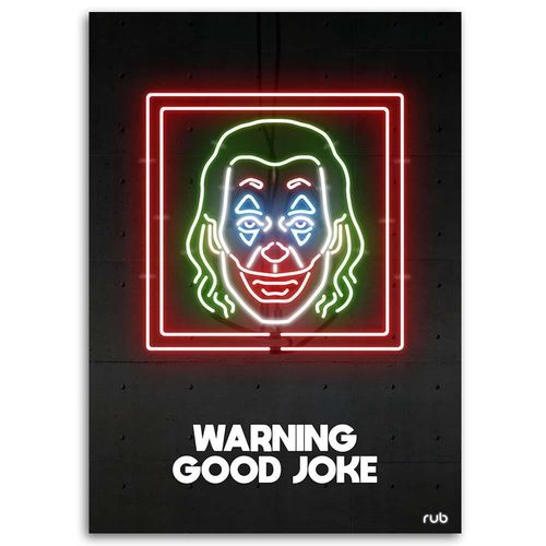 Obraz na płótnie – Canvas, Neony Joker 40x60 na Arena.pl