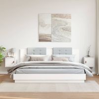 Szafki ścienne, 2 szt., białe, 31,5x30x30 cm, drewno sosnowe