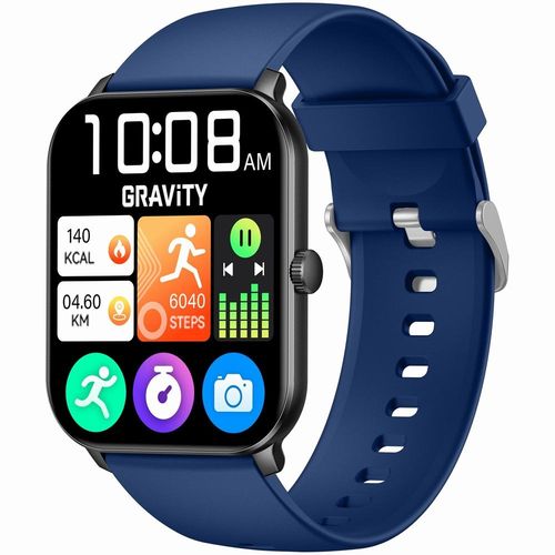 smartwatch gravity czarny niebieski gt36-6 na Arena.pl