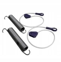 Kpl. sprężyn i linek zawiasu drzwi zmywarki Beko