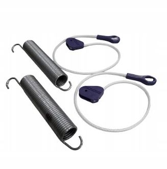 Kpl. sprężyn i linek zawiasu drzwi zmywarki Beko zdjęcie 1