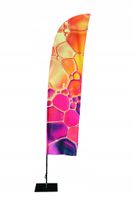 ŻAGLE REKLAMOWE NA PAŁĄKU MASZT PODSTAWA FLAGA XL