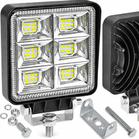 LAMPA ROBOCZA 48 LED PANEL 144W HALOGEN 6000LM 12V 24V SZPERACZ IP65