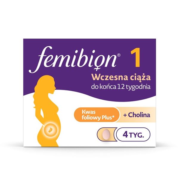 Femibion 1 Wczesna Ciąża 28 tabletek zdjęcie 9