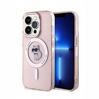 Plecki Karl Lagerfeld do Apple iPhone 15 Pro różowy
