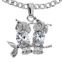 SREBRNY WISIOREK SOWY SREBRO PRÓBY 925