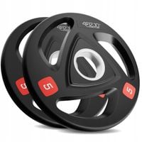 OBCIĄŻENIE OLIMPIJSKIE GUMOWANE POWLEKANE TALERZE DO SZTANGI GRYF 2x5 kg