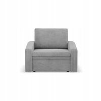 SOFA KANAPA FOTEL ORBIT 80 JASNY SZARY Rozkładany Funkcja Spania POSO