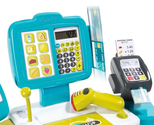 SMOBY Kasa elektroniczna niebieska na Arena.pl