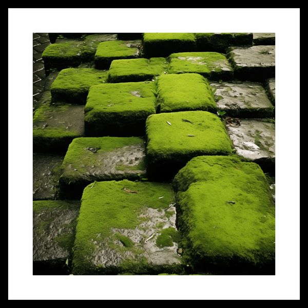 Plakat 30x30cm Zielona Mozaika zdjęcie 3