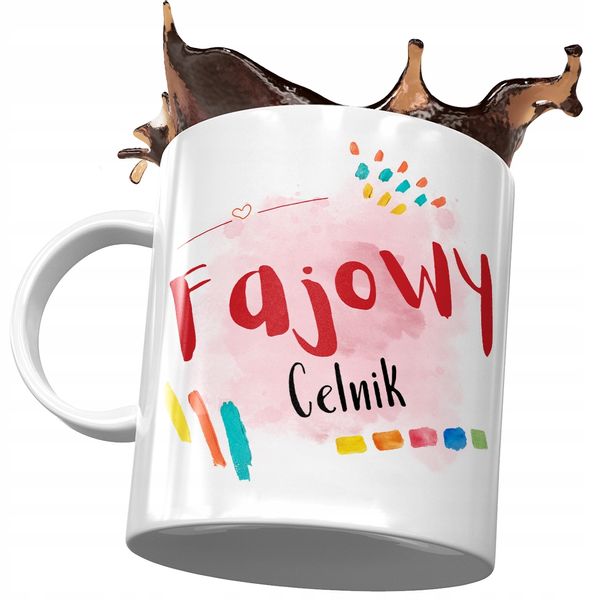 Kubek Dla Celnika Fajowy Celnik Prezent Z Nadrukiem Ze Zdjęciem zdjęcie 1