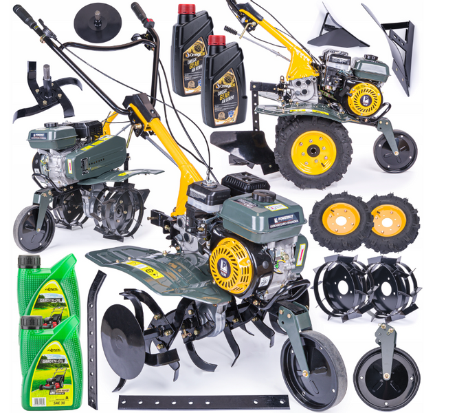 Glebogryzarka SPALINOWA Kultywator 7KM 90CM Pług PM-GGS-700M PM1119 zdjęcie 1