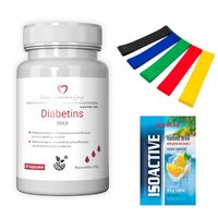 Diabetins Max 30 kaps + GRATIS / Kapsułki z Chromem, Morwą Białą i Cynkiem