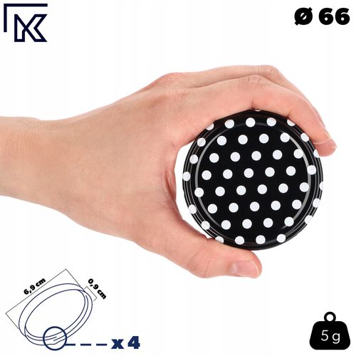 Zakrętki Do Słoików Nakrętki Wieczka 10 szt fi 66 na Arena.pl