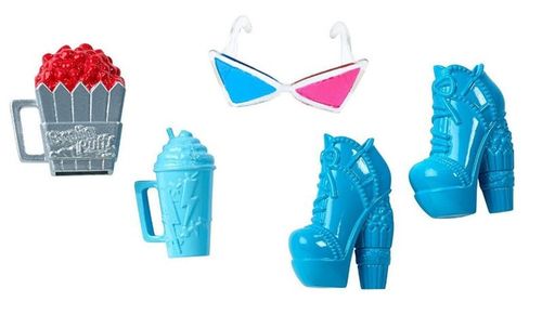 Monster High dodatki dla lalki popcorn na Arena.pl