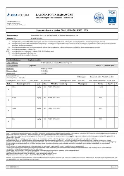 PROTON LABS Apigenina 15g CZYSTY PROSZEK Apigenin 98-99% PURE zdjęcie 9