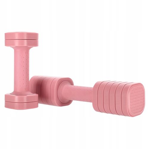 HANTELKI HANTLE CIĘŻARKI REWGULOWANE 4w1 ZESTAW DO ĆWICZEŃ FITNESS 2x2,27kg na Arena.pl