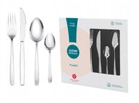 Sztućce Komplet na 6 osób Altom Design Planet srebrny połysk 24 elementy