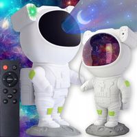 PROJEKTOR GWIAZD LAMPKA NOCNA RZUTNIK DLA DZIECI LED LASEROWY ASTRONAUTA