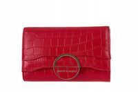 Pierre Cardin elegancki portfel damski skóra ekologiczna czerwony WX35-704