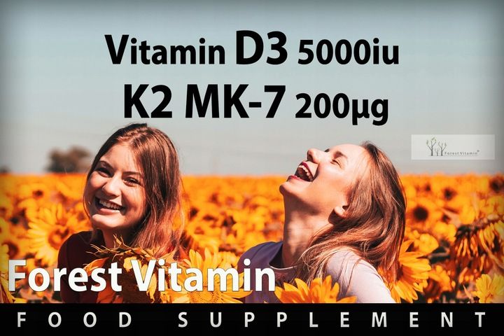 WITAMINA D3 5000 iu+K2 MK-7 200 mcg 100 tab NOWOŚĆ zdjęcie 2
