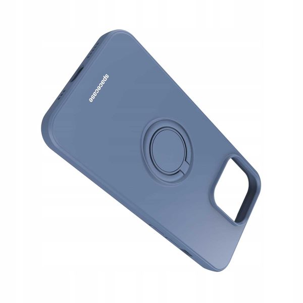 Spacecase Silicone Ring Iphone 13 Pro Blue zdjęcie 6