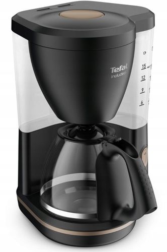 EKSPRES DO KAWY PRZELEWOWY TEFAL INCLUDEO CM5338 CZARNY na Arena.pl