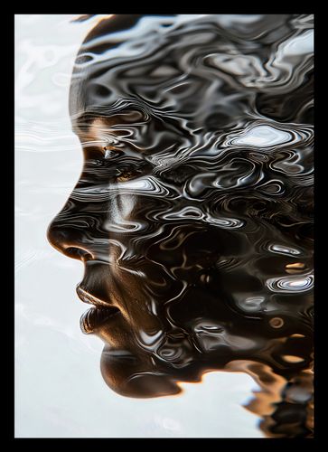 Plakat 21x29,7cm Wodniste Odbicie Swojego Ja na Arena.pl