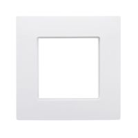 ramka pojedyncza biała rosa - e+pl-59187