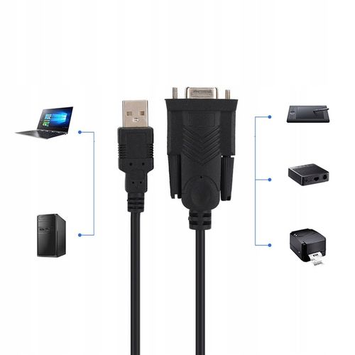 KABEL KONWERTER ADAPTER USB NA RS232 1,5M na Arena.pl
