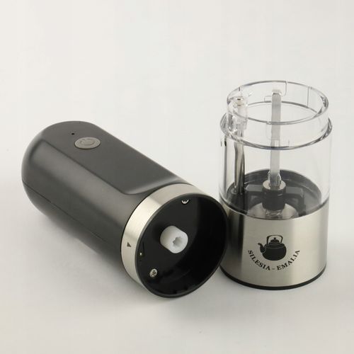 MŁYNEK ELEKTRYCZNY DO MIELENIA CZARNY PRZYPRAW SOLI PIEPRZU PRZYPRAW NA USB na Arena.pl