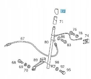 GUMA NAKŁADKA ANTENY BŁOTNIKA MERCEDES W124 na Arena.pl