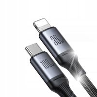Kabel niktrade USB typ C - Apple Lightning 1,5 m czarny
