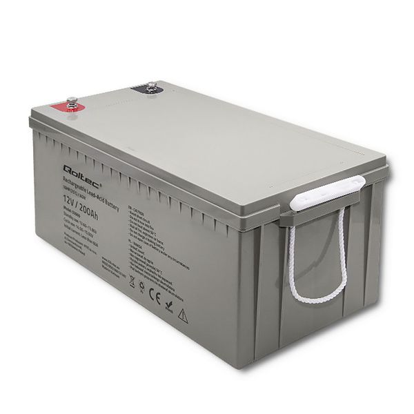 Qoltec Akumulator AGM | 12V | 200Ah | max. 3000A zdjęcie 8