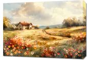 Obraz 70x50cm Sielski Domek